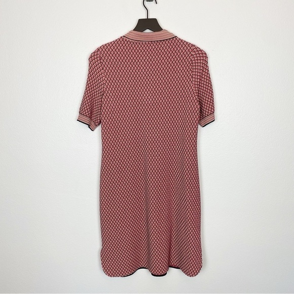 New! Marc Cain Kitted Polo Dress - Picture 9 of 12